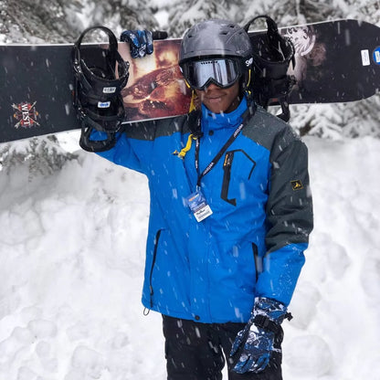 Winter Ski Suit for Men Waterproof Keep Warm Snow Fleece Jacket Pants Windproof Outdoor Mountain Snowboard Wear Set Ski Outfit