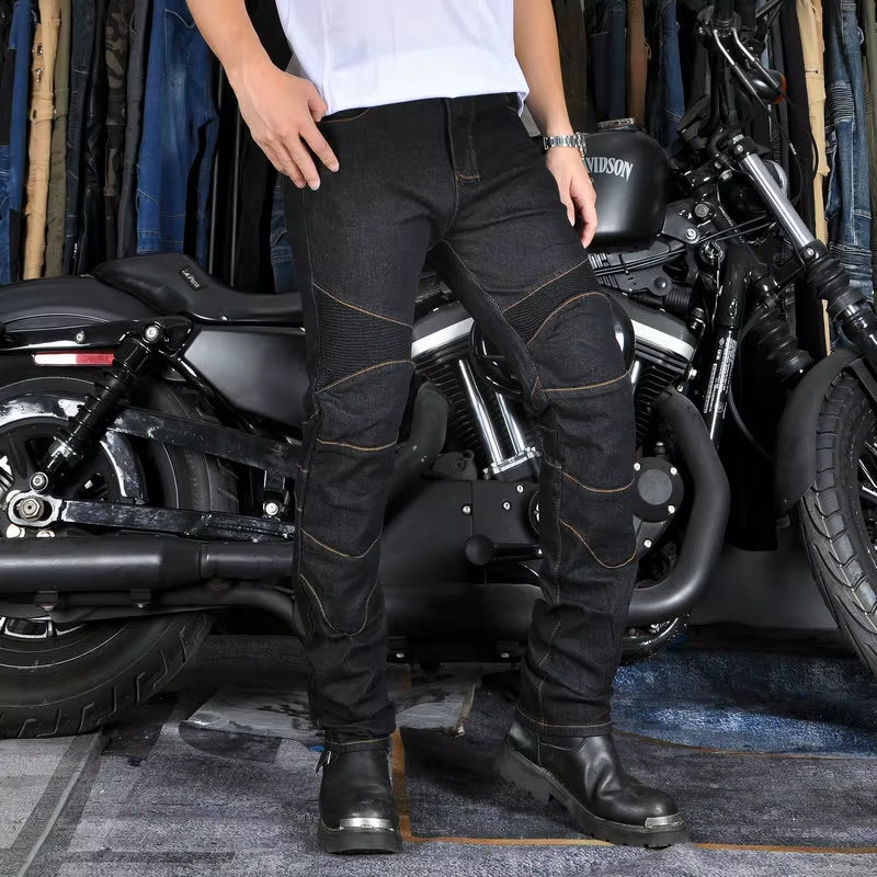 New Motorcycle Pants, Riding Jeans, Anti-Fall, Classic Motorcycle Rider Pants, Racing Pants for All Seasons
